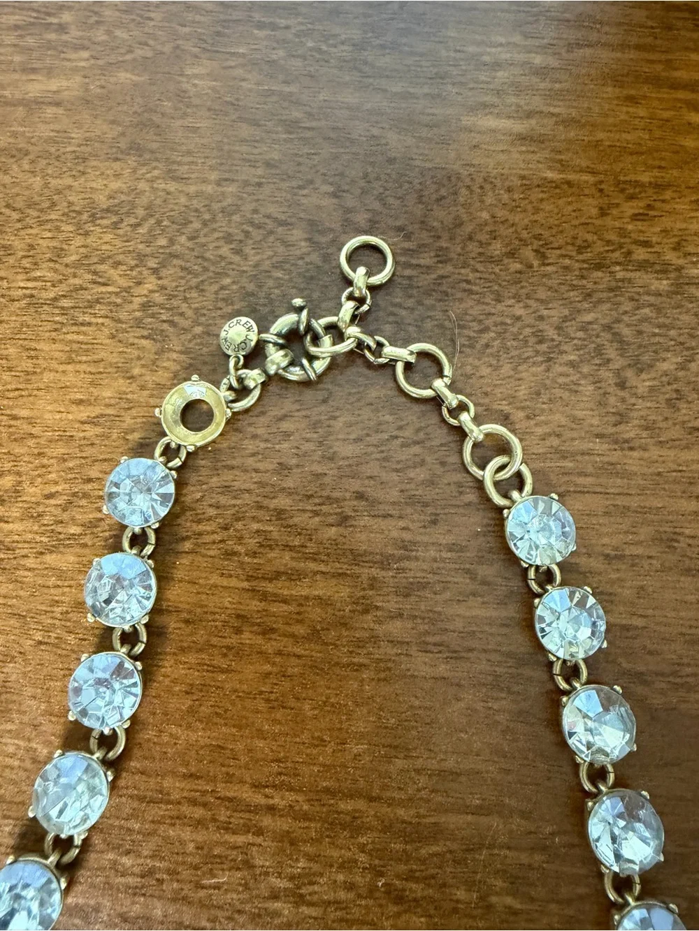 JCrew Crystal Cascading Bib Statement Necklace Vintage